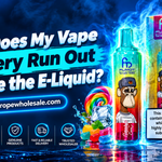 Hvorfor bliver batteriet i min vape ofte tomt før e-væsken?